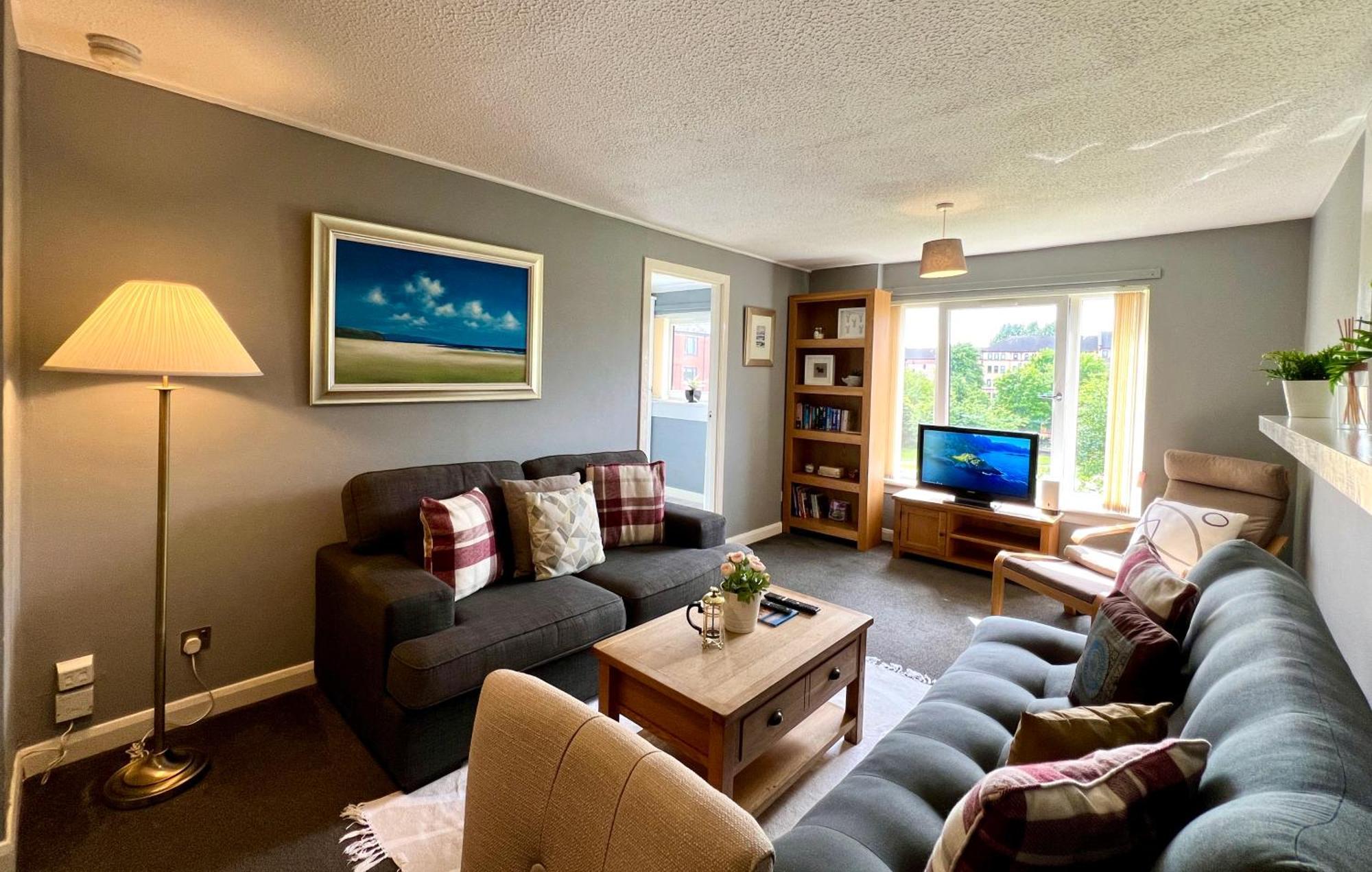 Spacious 2 Bed-Flat In Glasgow City - Free Parking Eksteriør billede